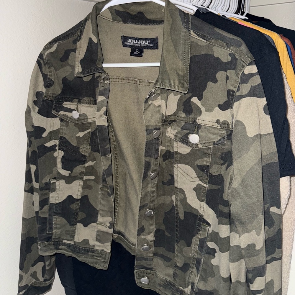 Camouflage Denim Jacket